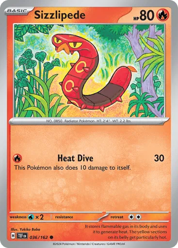 Sizzlipede 036/162 Temporal Forces