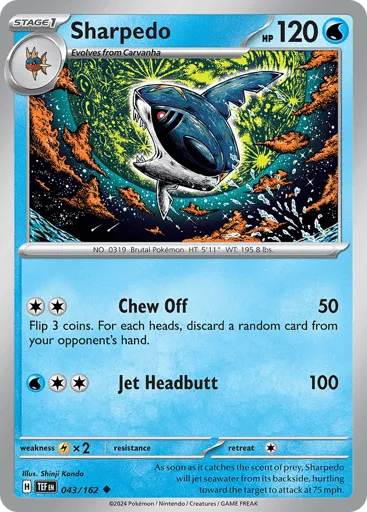 Sharpedo 043/162 Temporal Forces