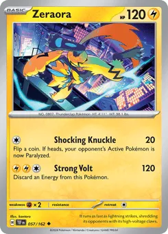 Zeraora 057/162 Temporal Forces