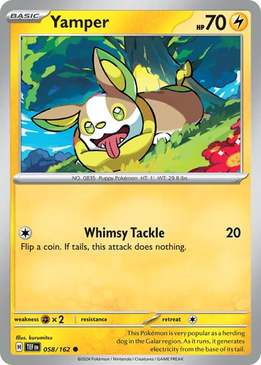 Yamper 058/162 Temporal Forces