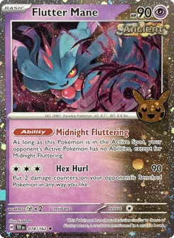 Flutter Mane 078/162 Pumpkin Pikachu Stamp Temporal Forces