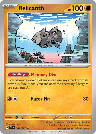 Relicanth 084/162 Temporal Forces