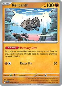 Relicanth 084/162 Temporal Forces