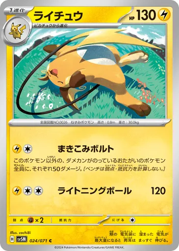 Raichu 024/071 Cyber Judge