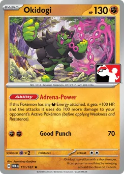 Okidogi 111/167 Play Pokemon Stamp Twilight Masquerade