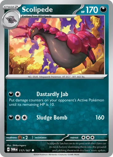 Scolipede 117/167 Twilight Masquerade