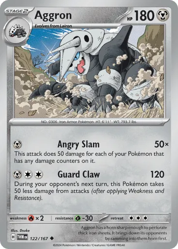 Aggron 122/167 Twilight Masquerade