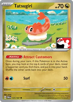 Tatsugiri 131/167 Play Pokemon Stamp Twilight Masquerade