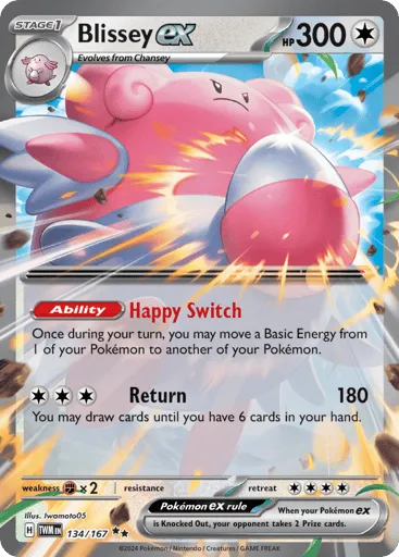 Blissey ex 134/167 Twilight Masquerade