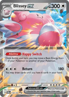 Blissey ex 134/167 Twilight Masquerade