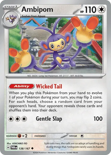 Ambipom 138/167 Twilight Masquerade