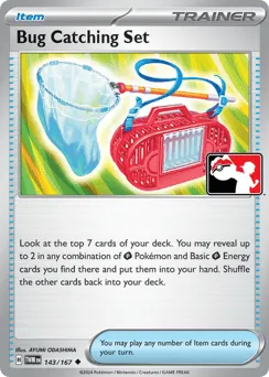 Bug Catching Set 143/167 Play Pokemon Stamp Twilight Masquerade