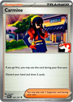 Carmine 145/167 Play Pokemon Stamp Twilight Masquerade