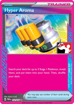Hyper Aroma 152/167 Play Pokemon Stamp Holo Twilight Masquerade