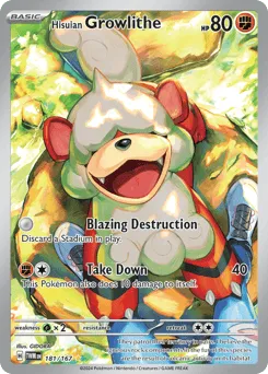 Hisuian Growlithe 181/167 Twilight Masquerade
