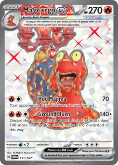 Magcargo ex 191/167 Twilight Masquerade