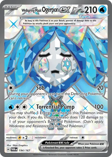 Wellspring Mask Ogerpon ex 194/167 Twilight Masquerade