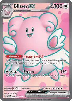 Blissey ex 201/167 Twilight Masquerade