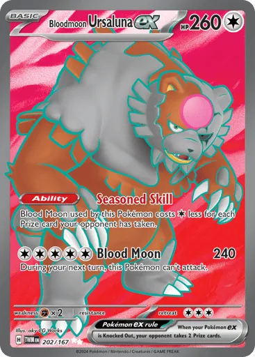 Bloodmoon Ursaluna ex 202/167 Twilight Masquerade