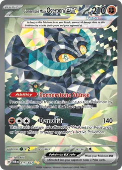 Cornerstone Mask Ogerpon ex 215/167 Twilight Masquerade