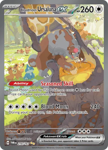 Bloodmoon Ursaluna ex 216/167 Twilight Masquerade