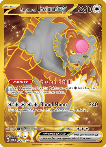 Bloodmoon Ursaluna ex 222/167 Twilight Masquerade