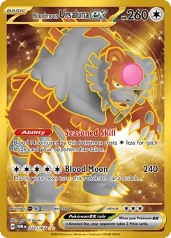 Bloodmoon Ursaluna ex 222/167 Twilight Masquerade