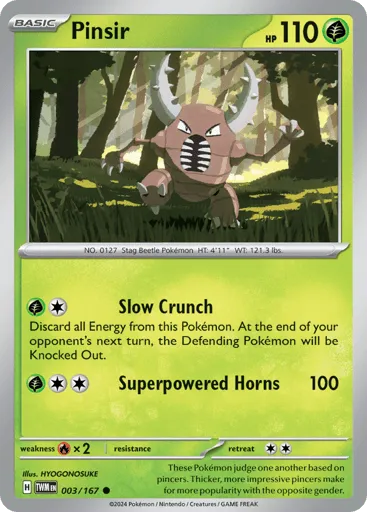Pinsir 003/167 Twilight Masquerade