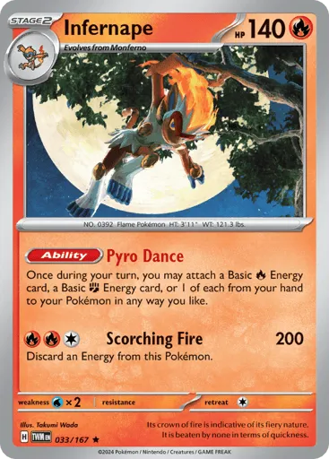 Infernape 033/167 Twilight Masquerade