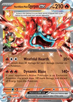Hearthflame Mask Ogerpon ex 040/167 Twilight Masquerade