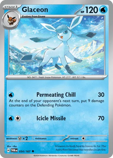 Glaceon 054/167 Twilight Masquerade