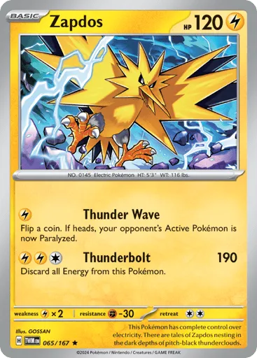 Zapdos 065/167 Twilight Masquerade
