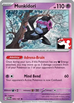 Munkidori 095/167 Play Pokemon Stamp Twilight Masquerade