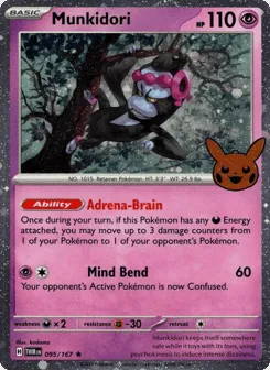 Munkidori 095/167 Pumpkin Pikachu Stamp Twilight Masquerade