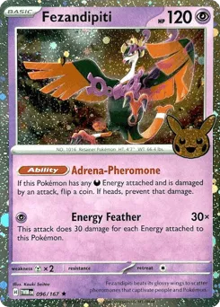 Fezandipiti 096/167 Pumpkin Pikachu Stamp Twilight Masquerade