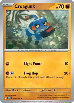 Croagunk 023/064 Shrouded Fable
