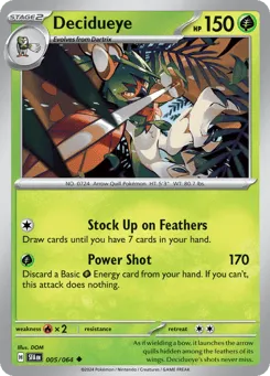 Decidueye 005/064 Shrouded Fable
