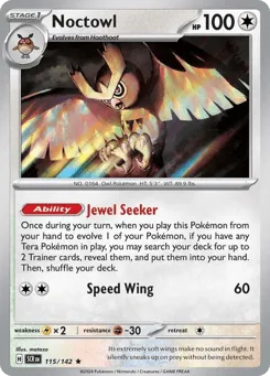 Noctowl 115/142 Stellar Crown