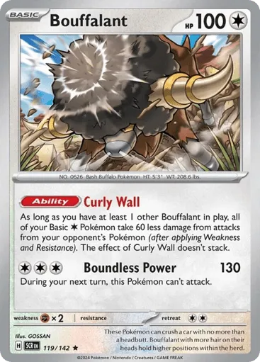 Bouffalant 119/142 Stellar Crown