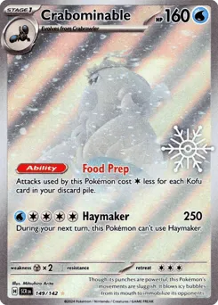 Crabominable 149/142 Snowflake Stamp Stellar Crown