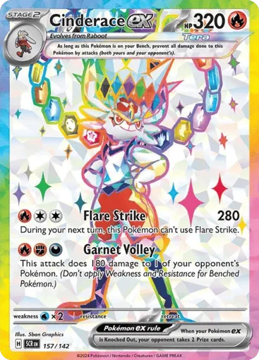 Cinderace ex 157/142 Stellar Crown
