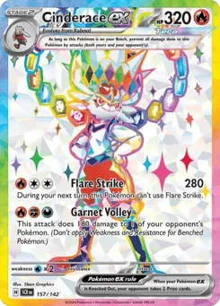 Cinderace ex 157/142 Stellar Crown