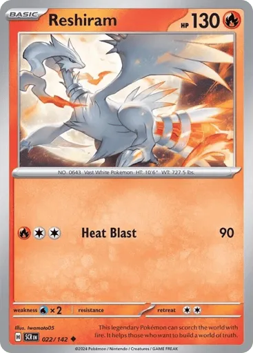 Reshiram 022/142 Stellar Crown