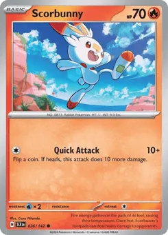 Scorbunny 026/142 Stellar Crown
