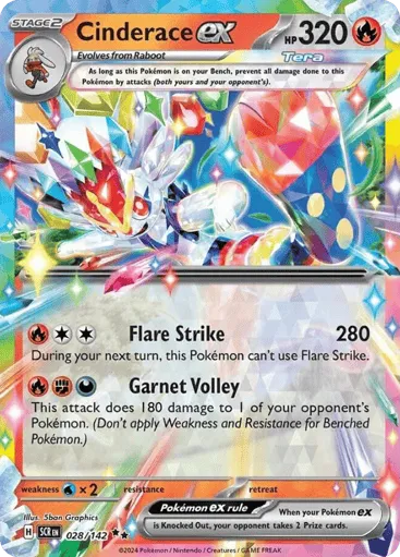 Cinderace ex 028/142 Stellar Crown