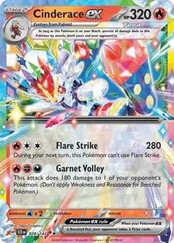 Cinderace ex 028/142 Stellar Crown