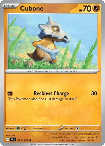Cubone 072/142 Stellar Crown