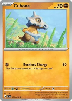 Cubone 072/142 Stellar Crown