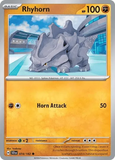 Rhyhorn 074/142 Stellar Crown