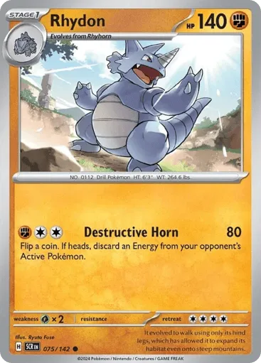Rhydon 075/142 Stellar Crown